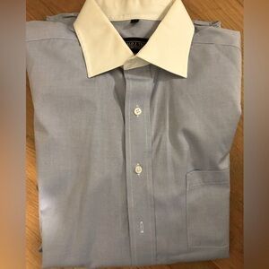 Donald Trump blue button-down shirt size 16.5 34/35